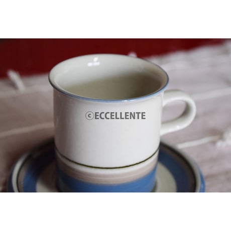 【北欧ヴィンテージ】【アラビア】【インケリ・セッパラ】ウートゥア　コーヒーカップ＆ソーサー