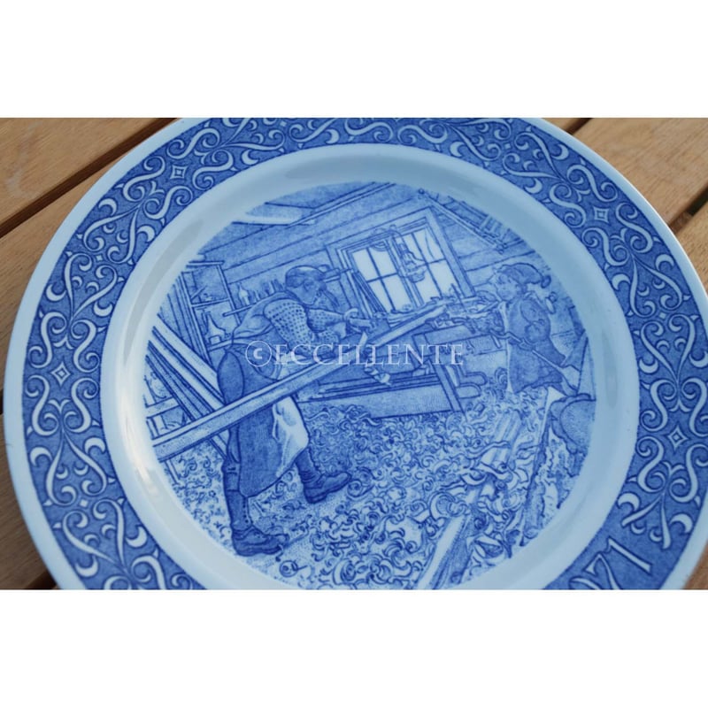 ロールストランド カールラーション 飾り皿 北欧ヴィンテージ】【ロールストランド】【カール・ラーション】父の日