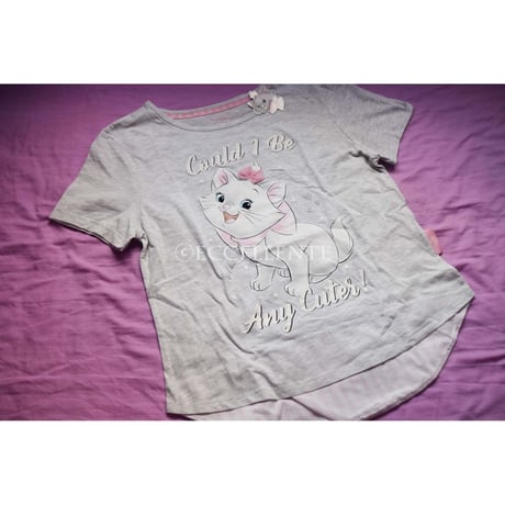 【プライマーク】PRIMARK x DISNEY　マリーちゃんチュールリボンカットソー