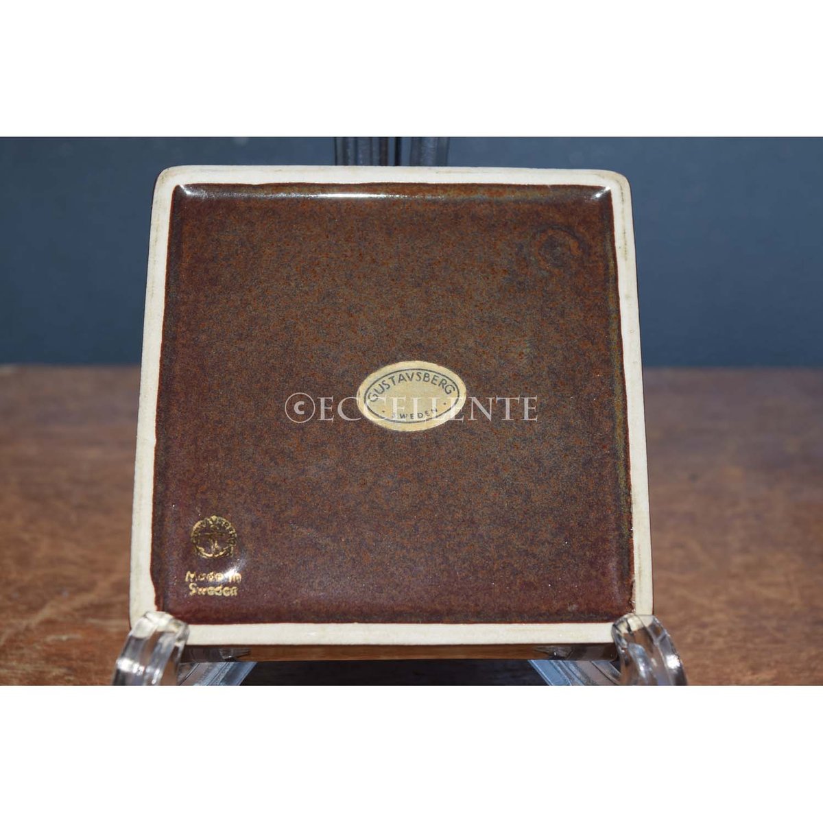 【2枚セット】グスタフスベリ/スヴェン・ヨンソン　ラグーン　スクエアトレイ9cm 北欧ヴィンテージ】【グスタフスベリ】【スヴェン・ヨンソン