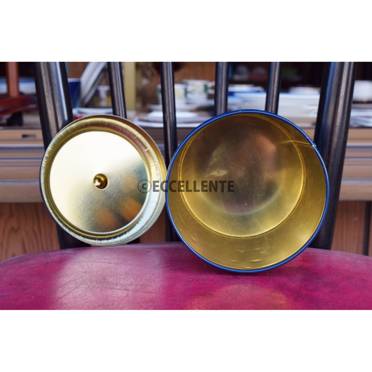 北欧ヴィンテージ】【イヤマ】イヤマちゃん レトロブリキ缶 LL