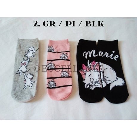 【プライマーク】PRIMARK x DISNEY　キャラクターシューライナー　３足セット 　シリーズ②