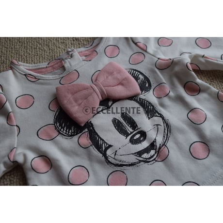 【プライマークベビー】PRIMARK BABY x DISNEY　ミニーちゃん立体リボンカットドレスセット
