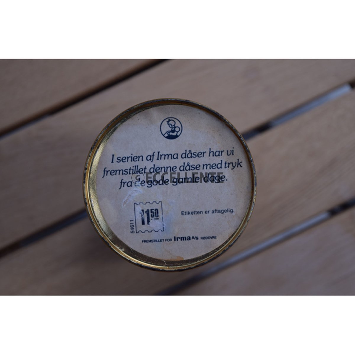 北欧ヴィンテージ】【イヤマ】イヤマちゃん レトロブリキ缶 小