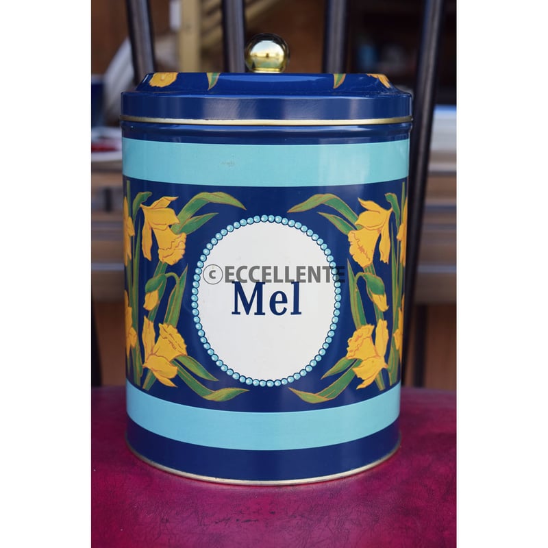 北欧ヴィンテージ】【イヤマ】イヤマちゃん レトロブリキ缶 LL