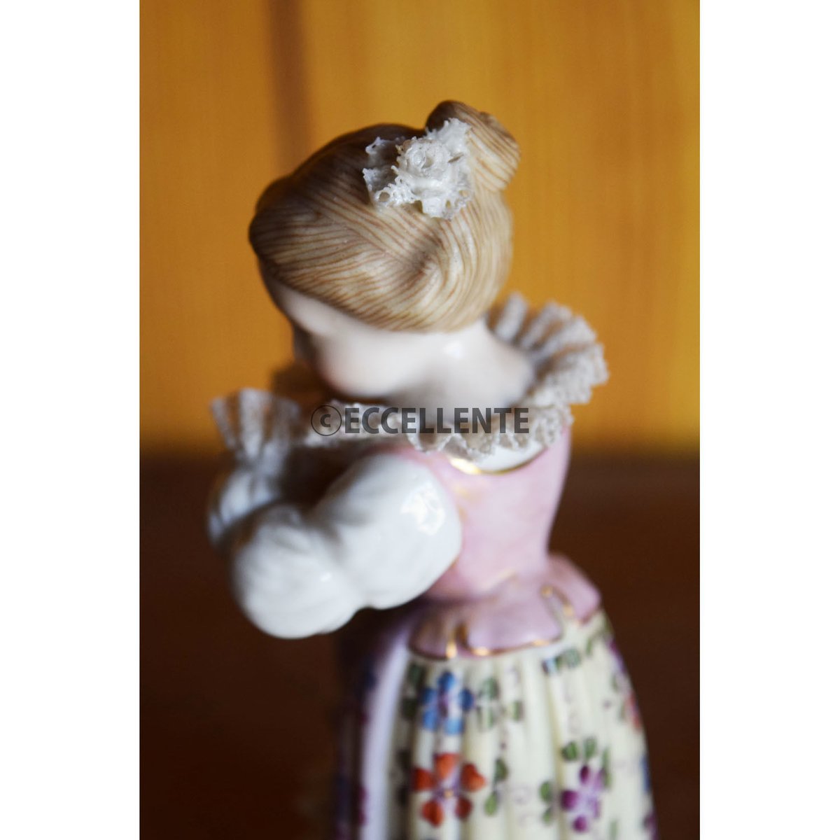 Sitzendorf ジッツェンドルフ　陶磁器 SITZENDORF】ジッツェンドルフ 天使と花の鏡 - アンティック 姉妹社