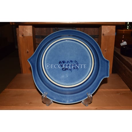【北欧ヴィンテージ】【アラビア】【GOG】フィッシュプレート22cm　ブルー