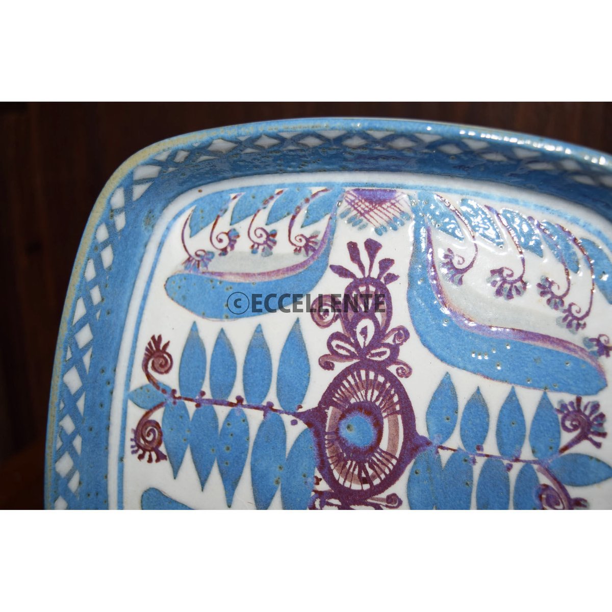 北欧ヴィンテージ】【ロイヤルコペンハーゲン】テネラ スクエアトレイ