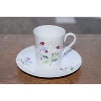 アンティーク洋食器】リモージュ デミタスカップ＆ソーサー