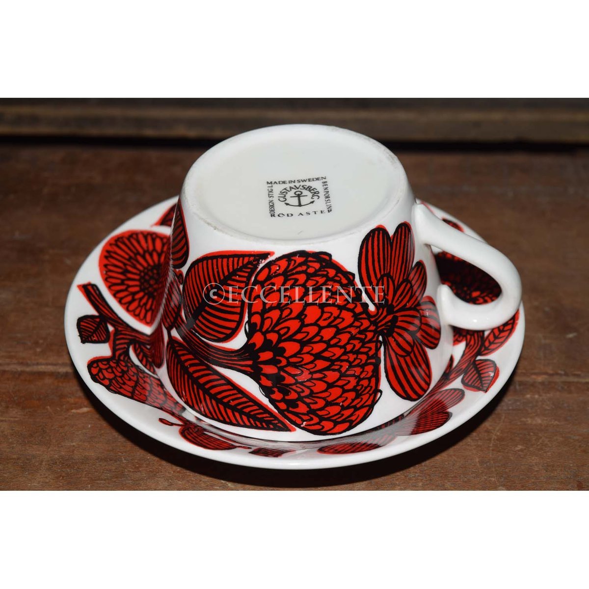 北欧ヴィンテージ】【グスタフスベリ】【スティグ・リンドベリ】レッド