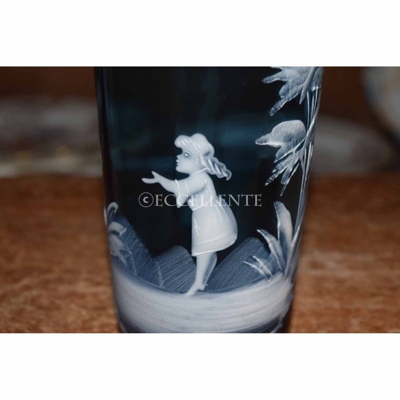 アンティーク洋食器】【ボヘミアガラス】【アールヌーボー】【マリー