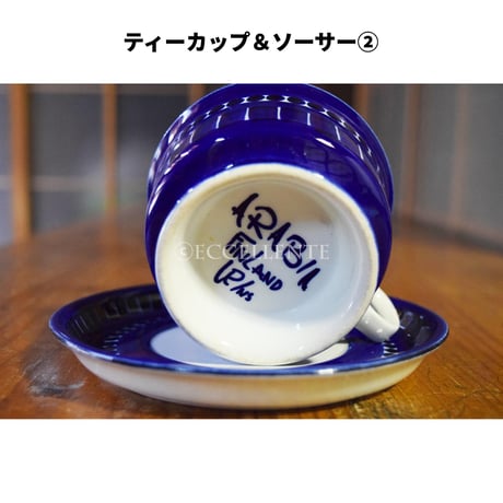 【北欧ヴィンテージ】【アラビア】【ウラ・プロコペ】ヴァレンシア　ティーカップ＆ソーサー① - ②