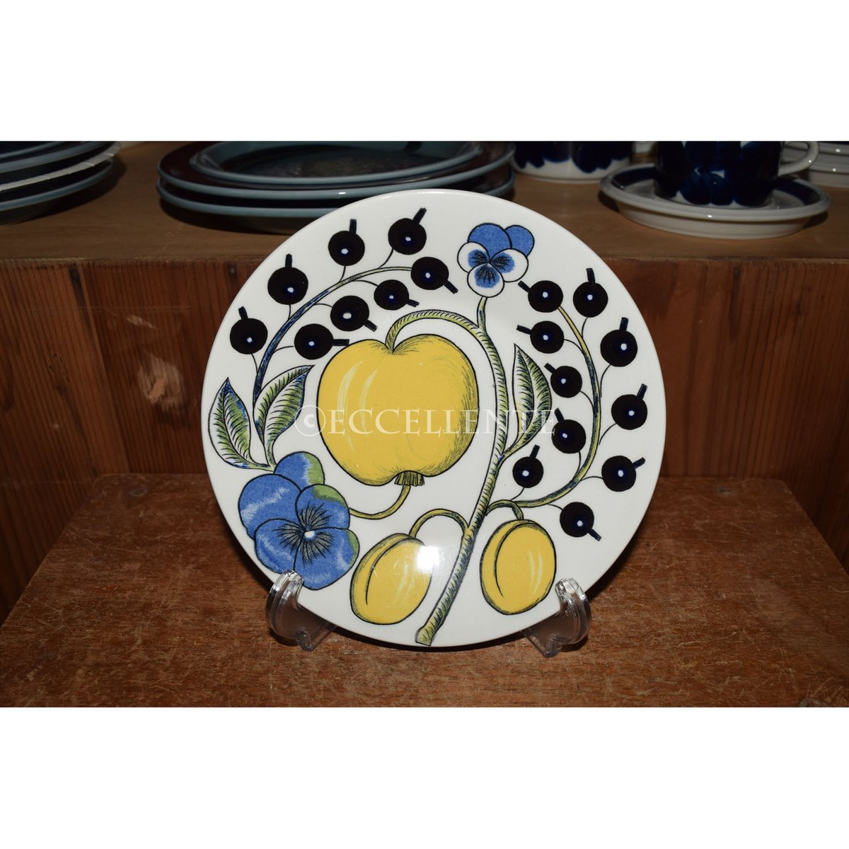 ビンテージ アラビア Eeva オリジナル 21cmオーバルプレート 2枚セット