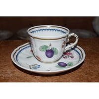 【リチャード・ジノリ】イタリアンフルーツ　コーヒーカップ＆ソーサー