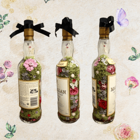 Bottle flower Botanical "MACALLAN12 years old”