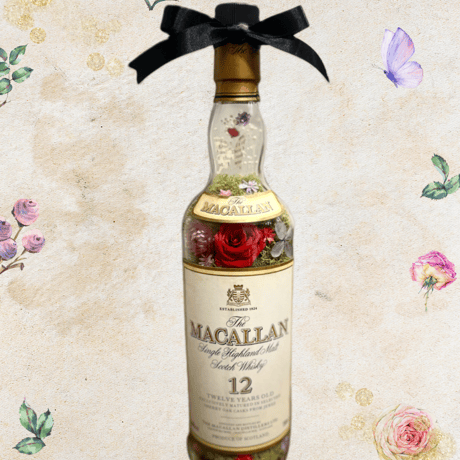 Bottle flower Botanical "MACALLAN12 years old”