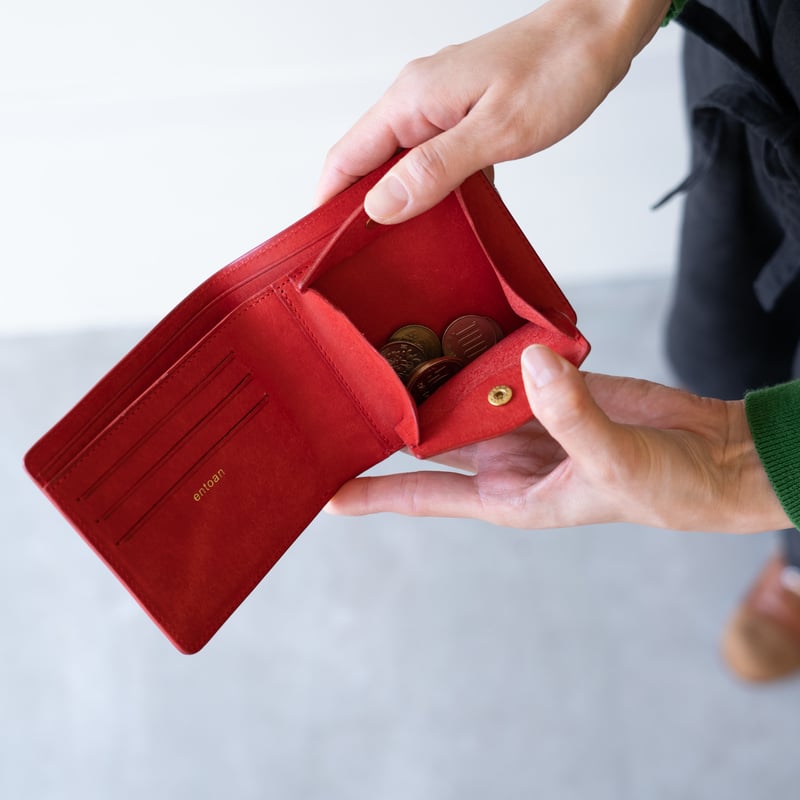 half wallet(レッド) | entoan web store