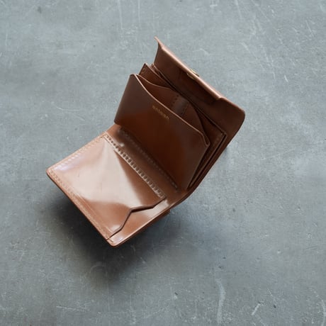 Daily wallet(for right)/cordovan NATURAL