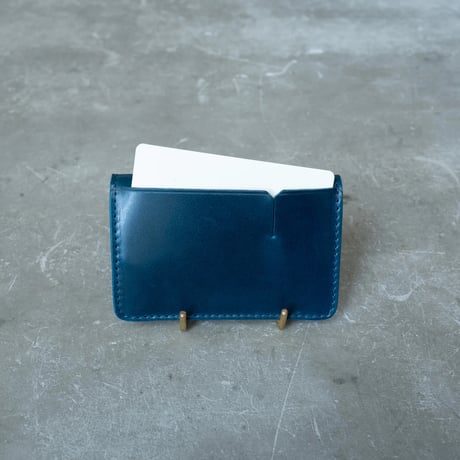 Mini wallet / cordovan NAVY