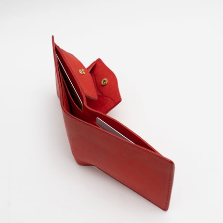 half wallet(レッド)