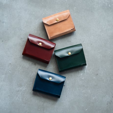 Daily wallet(for right)/cordovan GREEN