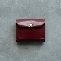 Daily wallet(for right)/cordovan BURGUNDY