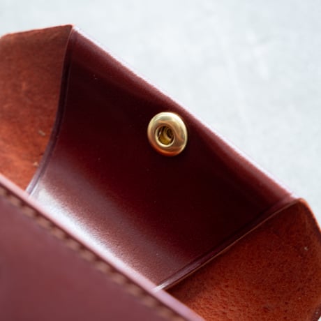Daily wallet(for right)/cordovan BURGUNDY