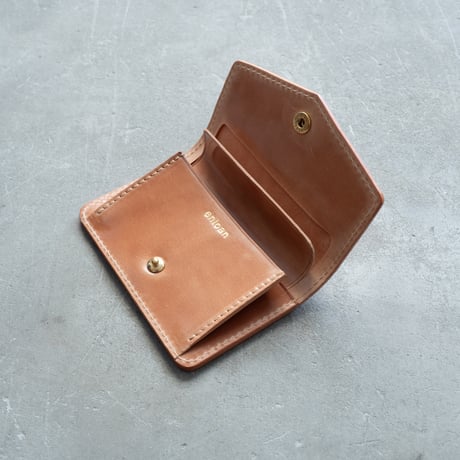 Mini wallet / cordovan NATURAL