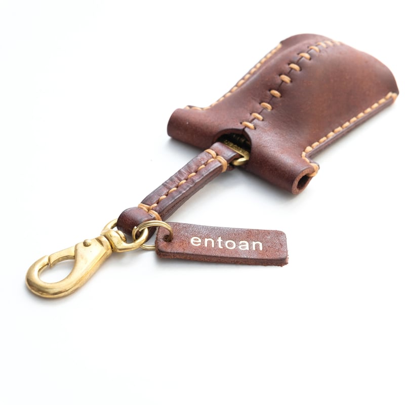 おなかポッコリキーケース（ダークブラウン） | entoan web store