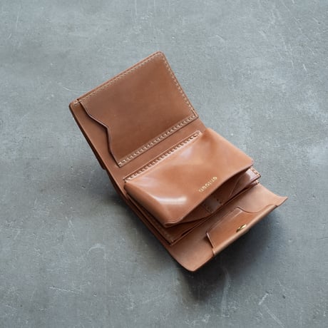 Daily wallet(for right)/cordovan NATURAL