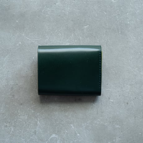 Daily wallet(for right)/cordovan GREEN