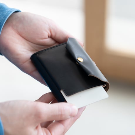 Daily wallet(for right)/SMOOTH BLACK