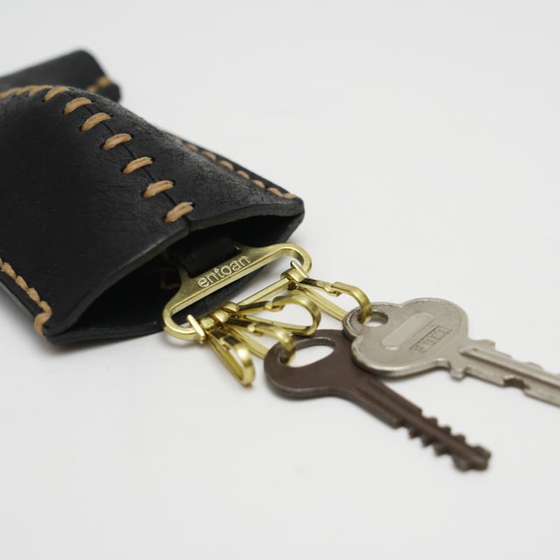 おなかポッコリキーケース(生成り糸) | entoan web store