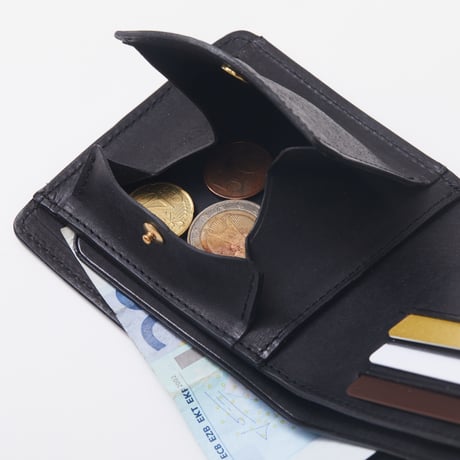 half wallet（ブラック）