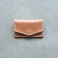 Mini wallet / cordovan NATURAL