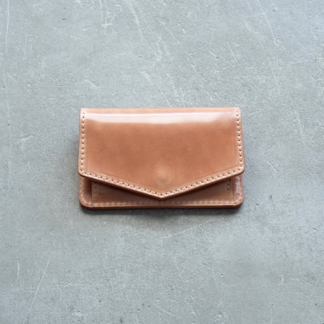 Mini wallet / cordovan NATURAL