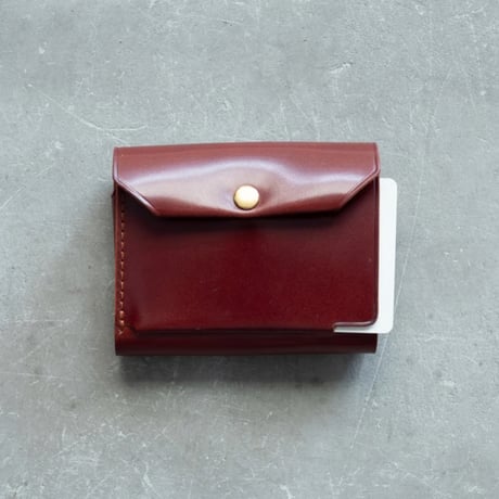 Daily wallet(for right)/cordovan BURGUNDY