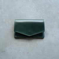 Mini wallet / cordovan GREEN