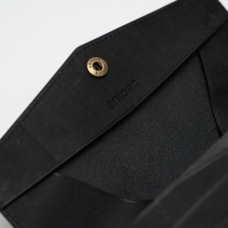 combination long wallet（ブラック×ネイビー）