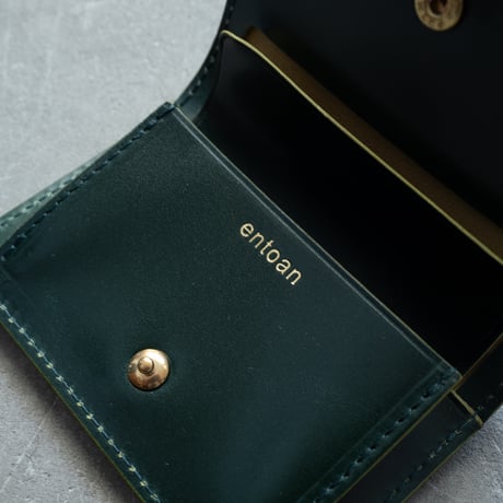 Mini wallet / cordovan GREEN
