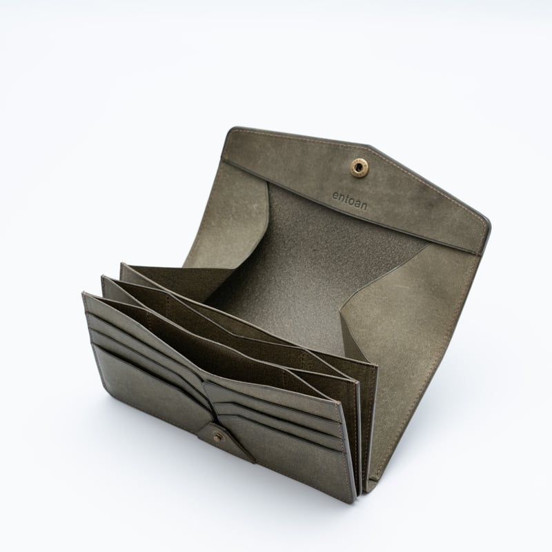 オークセール】entoan エントアン ロングウォレット　ナチュラル long wallet（ナチュラル） | entoan web store