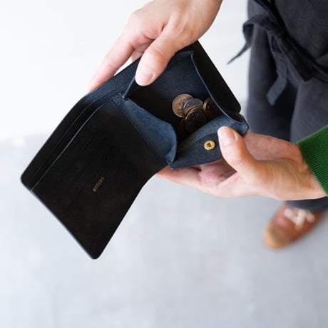 half wallet(ネイビー)