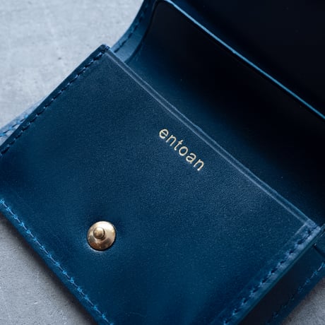 Mini wallet / cordovan NAVY