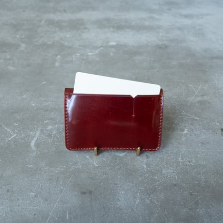 Mini wallet / cordovan BURGUNDY
