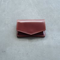 Mini wallet / cordovan BURGUNDY