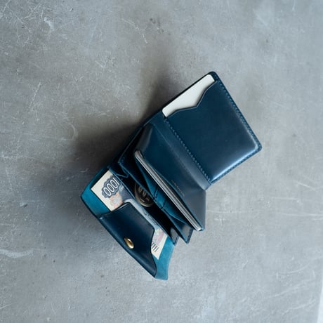 Daily wallet(for right)/cordovan NAVY