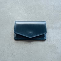 Mini wallet / cordovan NAVY