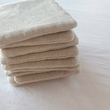 リネンコースター ナチュラル