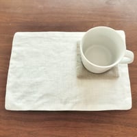 おやつマット ホワイトリネン
