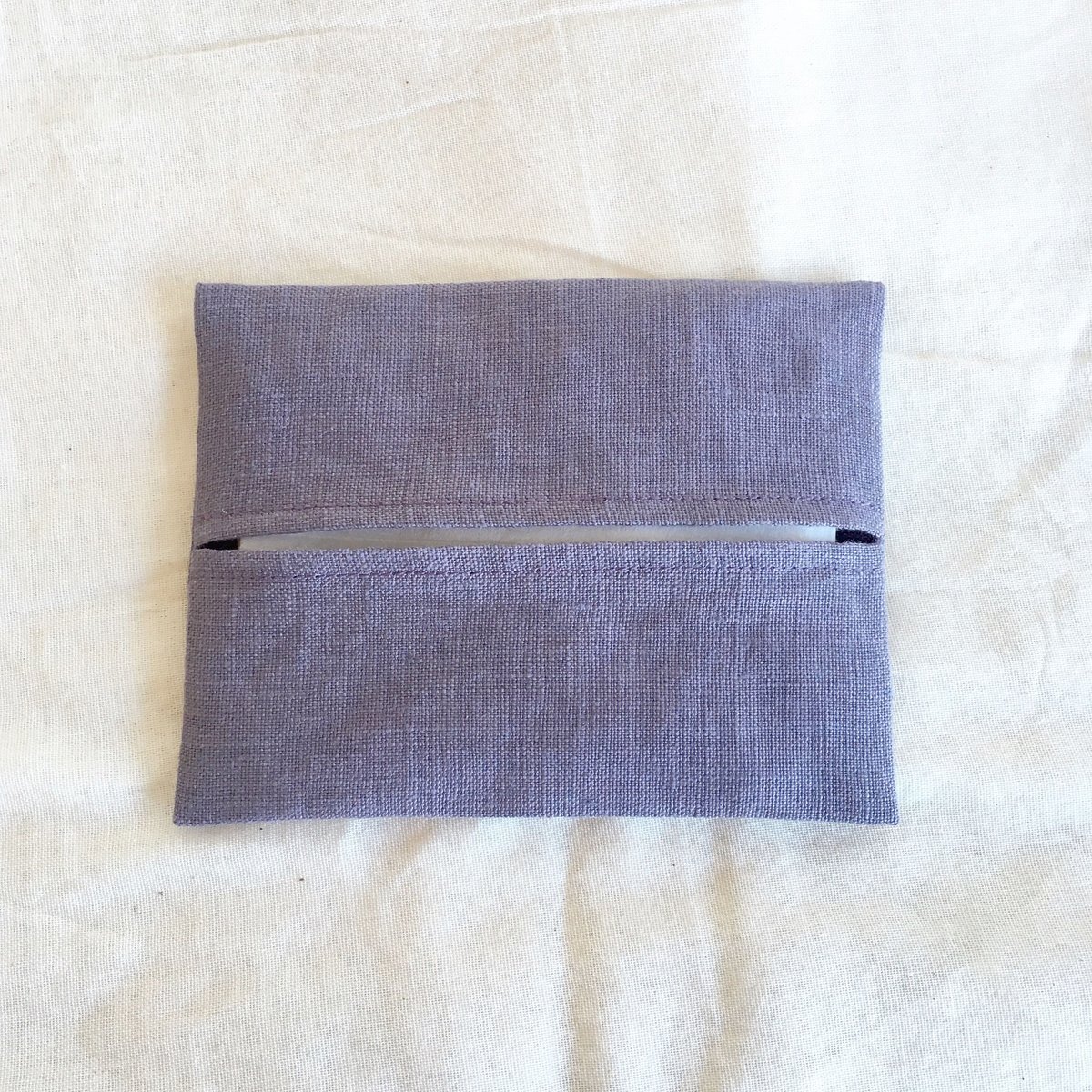 リネンの携帯ティッシュケース・パープル 楽天市場】リネン ポケット ティッシュ ケース 日本製 麻 100％ 携帯